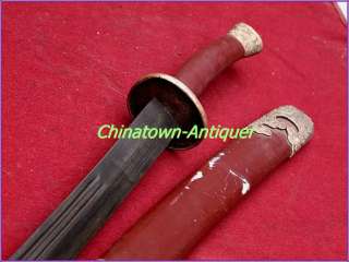 Chinese Martial arts KUNG FU Broadsword Blood Groove Sword Knives 
