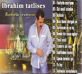 IBRAHIM TATLISES Fosforla Cevriyem, Sizi Na Turkish CD  