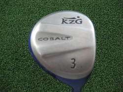 KZG COBALT 3 WOOD GRAPHITE EXTRA STIFF FLEX GOOD CONDITION  