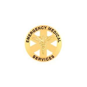 Emergency Medical Services (Ems) Gold Star of Life Round Badge 2 1/8 