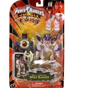    Battalized Beast Morphin Wolf Ranger Action Figure: Toys & Games