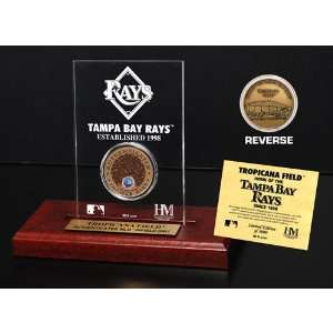  BSS   Tropicana Field Infield Dirt Coin Etched Acrylic 