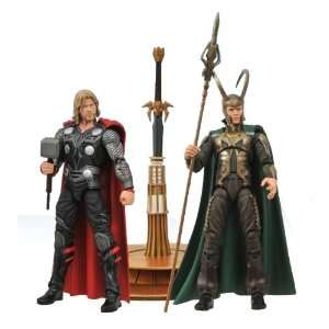   Select Thor & Loki Movie Version Action Figure Set Of 2: Toys & Games