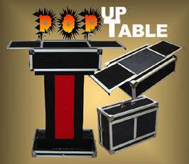   PERFORMERS CASE TO TABLE Magicians Magic Trick Stand Prop Trunk Stage