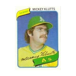  1980 Topps #717 Mickey Klutts