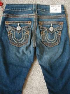   new 100 % authentic woman s becky big t qt jeans by true religion