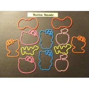  Hello Kitty Assorted Shapes Silly Bands (12 Pack): Toys 