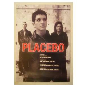  Placebo Poster Band Shot Tour
