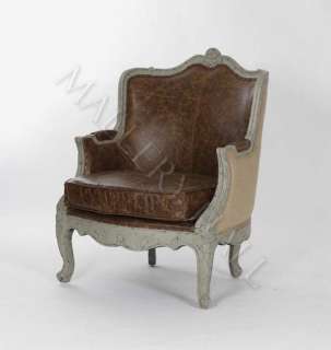   Gustavian Leather & Jute Club Chair   Your Dreams Just Came True