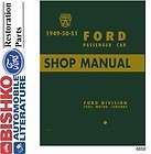 1949 1950 1951 FORD Car Shop Service Repair Manual Book CD Engine 