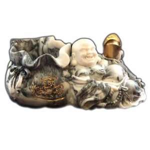  Faux Marble Buddha Pencil Holder