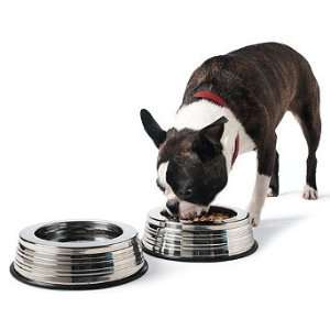  Stainless Steel No spill Pet Bowl   Large   Frontgate: Pet 