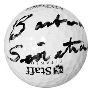 Barbara Sinatra Autographed / Signed Golf Ball