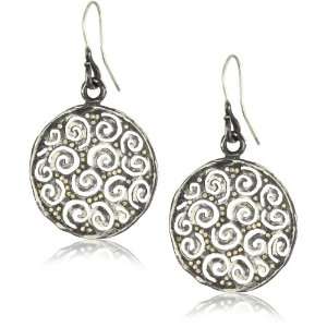  Deanna Hamro Atelier Pave Swirl Disc Earrings Jewelry