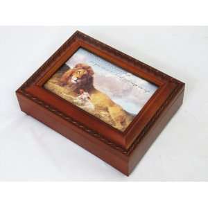  Music and Jewelry Box Lion Lamb Psalms Plays How Great 