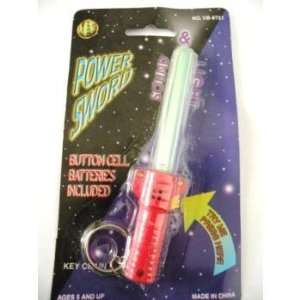   Power Sword key chain with light & sound Case Pack 72: Everything Else