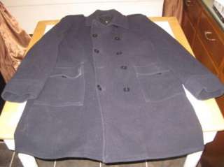 mens Express long trench wool dress Jacket Coat sz XL  
