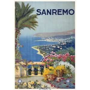  Fridgedoor San Remo Italy Travel Poster Magnet: Automotive