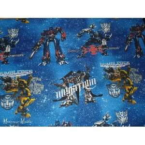 com 29 L X 44 W Fabric Hasbro with Transformers, Bumblebee, Police 