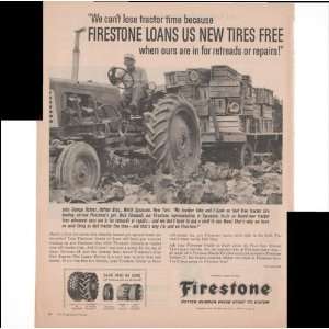 Firestone Tractor Tires Free Loaner Tires 1960 Farm 