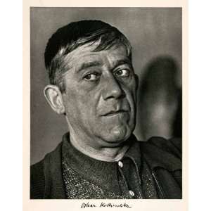  1948 Photogravure Portrait Oskar Kokoschka Austrian Artist 