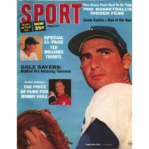   Nl Sport Magazine Sandy Koufax Cover 