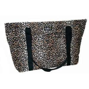 Jaguar Cheetah Animal Print Deluxe Tote Bag by Broad Bay:  