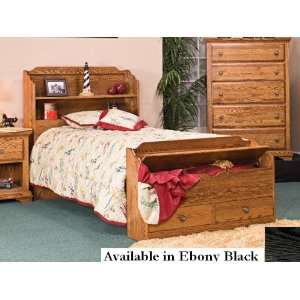  Kush Furniture 7535bk Winchester Full Captain Bed in Black 