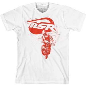MSR Racing Tradition Mens Short Sleeve Fashion Shirt   White / 2X 