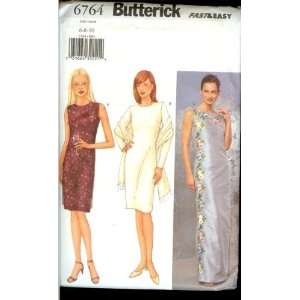  Butterick Very Easy Formal Dress Pattern # 6764 Arts, Crafts & Sewing