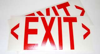 EXIT = WAREHOUSE BUSINESS VINYL SIGN STICKER DECAL  