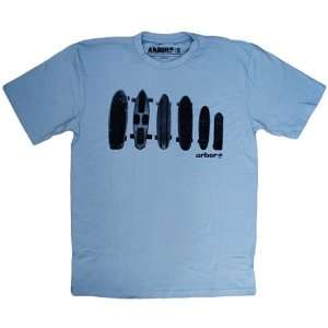  Arbor Mens T Shirt Heritage   Light Blue Sports 