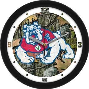 Fresno State Bulldogs FSU NCAA 12In Camo Wall Clock 