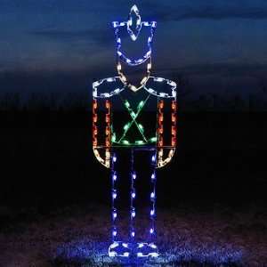  8 Lighted Toy Soldier   Frontgate