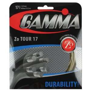 Gamma Zo Tour Tennis Strings 17g 1.25 mm Natural Natural [Sports 