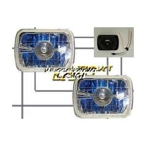 Toyota MR2 Headlights Blue Housing Pro Headlights 1986 1987 1988 1989 