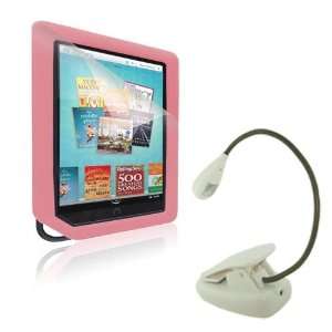   Nook Color W/ (Two LED) Clip On Book Reading Light(White): Electronics