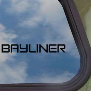  Bayliner Black Decal BOAT CRUISER Car Truck Window Sticker 