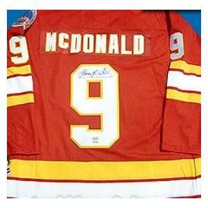  Lanny McDonald Signed Jersey   )