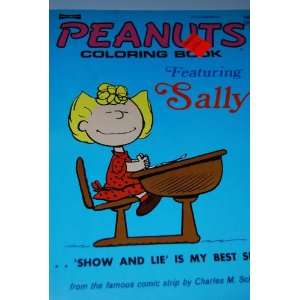  Peanuts Coloring Book Featuring Sally from 1971 