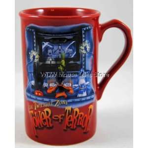  Disney World Tower of Terror Ceramic Mug Mickey Goofy 