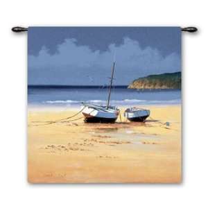 Moorings Low Tide by David Short, 35x35:  Home & Kitchen