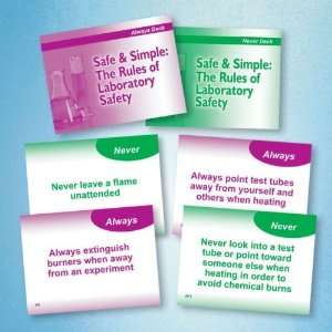   Specialty Safe and Simple: Rules of Lab Safety Game: Office Products