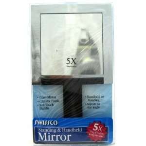 : Swissco Mirror Standing & Handheld 5X (3 Pack) with Free Nail File 