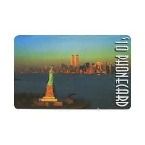 Collectible Phone Card $10. Statue of Liberty in Harbor With New York 