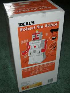 ROBERT THE ROBOT Retro 1950s Battery Op NEW IDEAL TOYS  