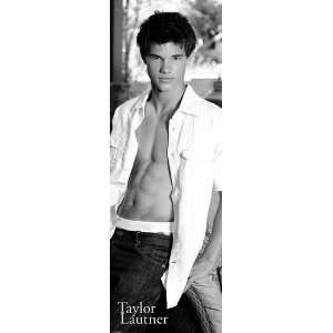  Taylor Lautner   B&W Pesonality Door Poster (Open Shirt 