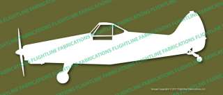 Piper PA 25 Pawnee Glider Towing Vinyl Sticker  