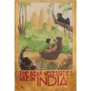  The Jungle Book Bear Necessities Giclee on Canvas 18 x 