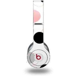 Lots of Dots Pink on White Decal Style Skin (fits genuine Beats Solo 